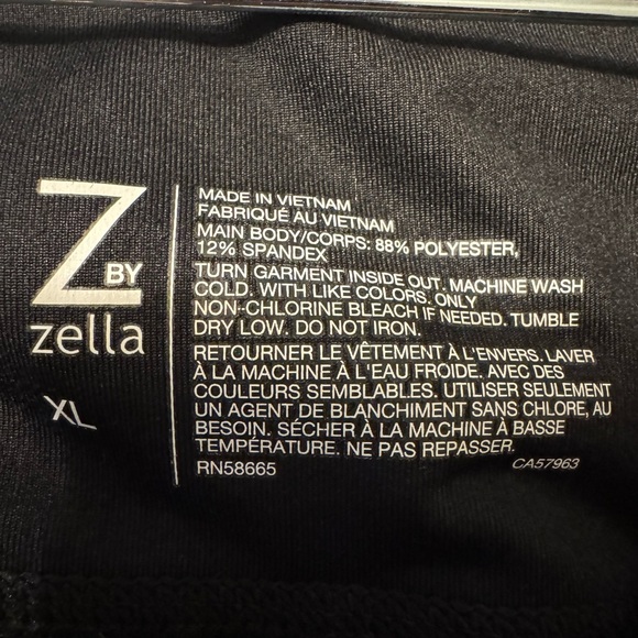 Z by Zella  Perform High Waist Pocket Crop Leggings- XL EUC - Picture 8 of 8